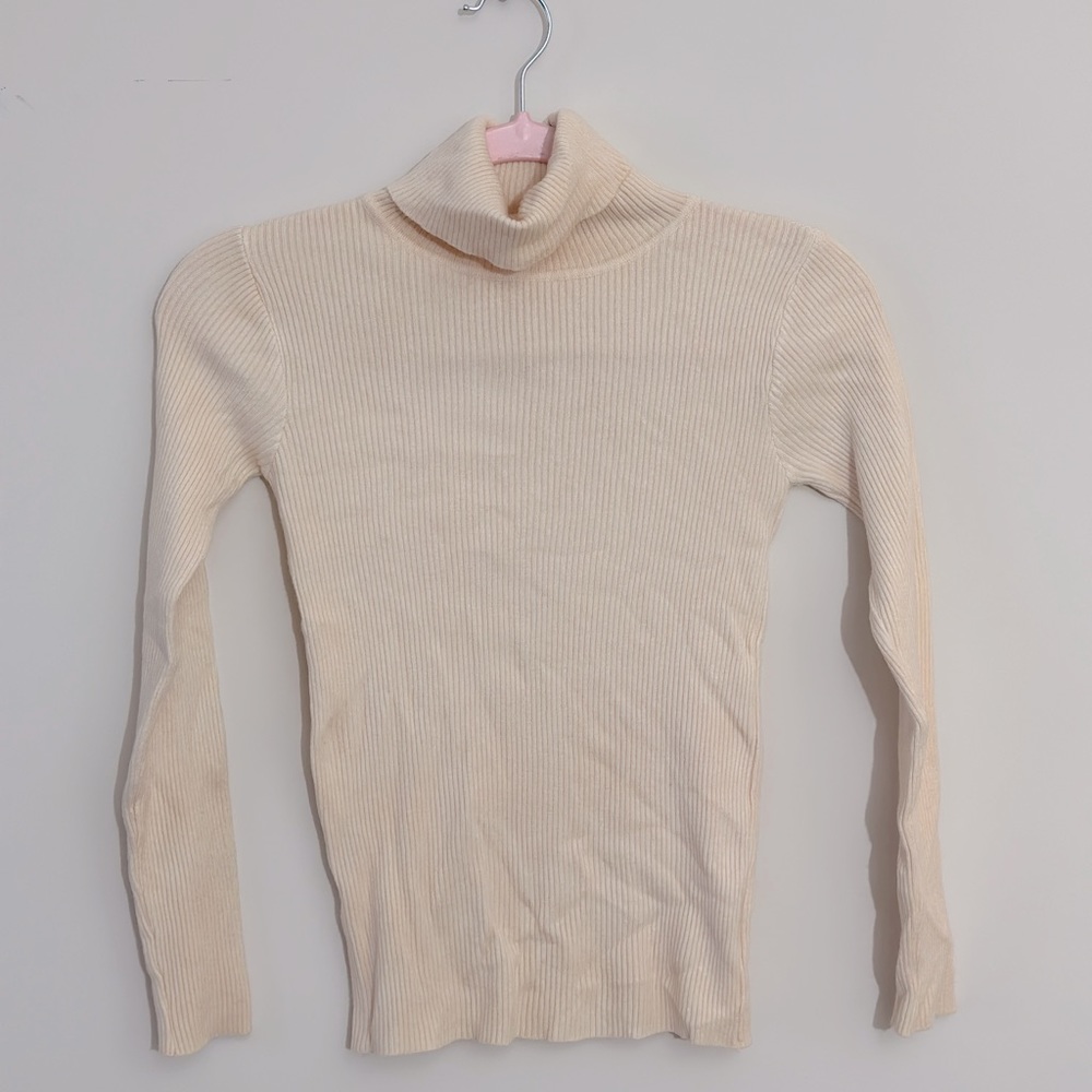Women knitted foldover Turtleneck